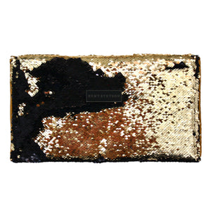 Kent Stetson Gold Paillette Handbag
