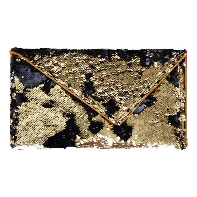 Kent Stetson Gold Paillette Handbag