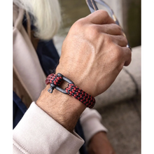 Pig & Hen Gorgeous George Brick Red Black Bracelet P14-294900