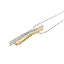Pamela Lauz Grass Duo Bronze and Silver Pendant GRA-B015-16