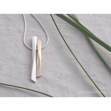 Pamela Lauz Grass Duo Bronze and Silver Pendant GRA-B015-16