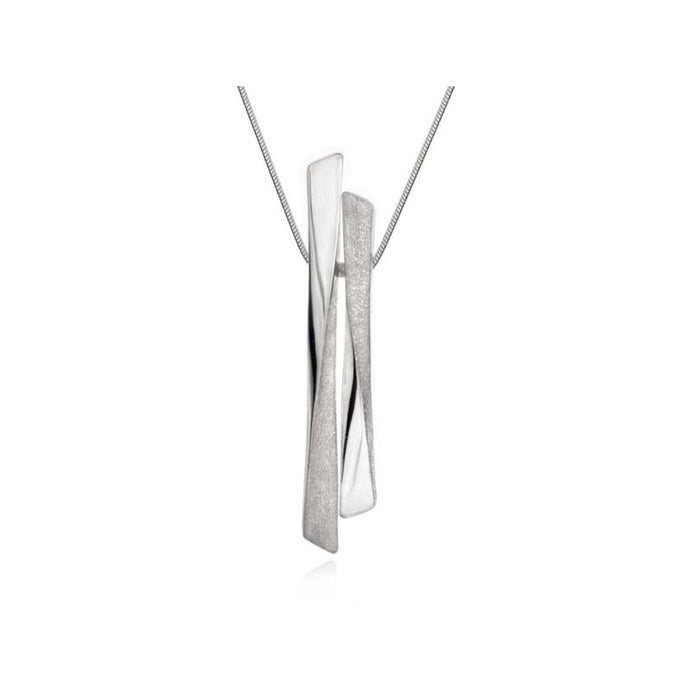 Pamela Lauz Grass Duo Silver Pendant GRA-S002-16
