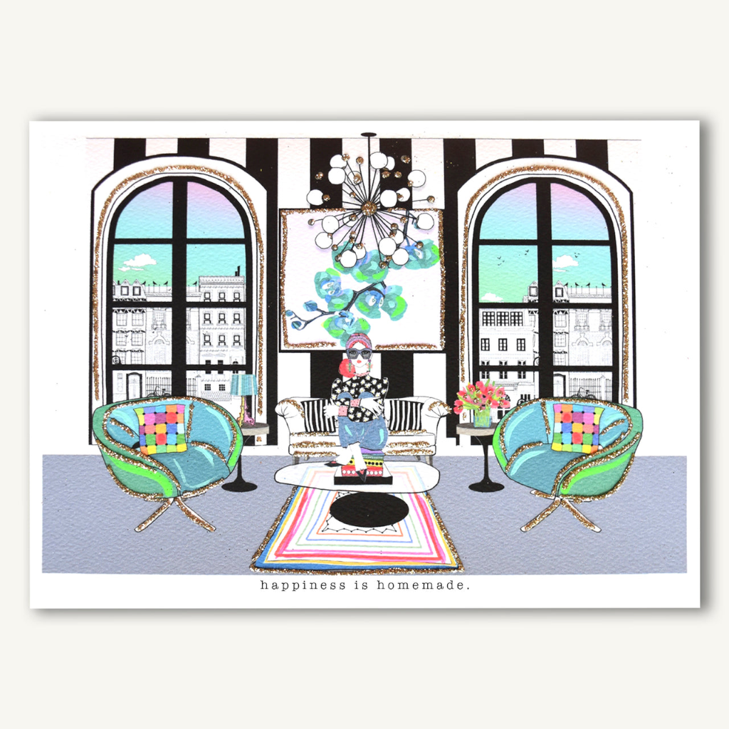 Verrier Happiness is Homemade Greeting Card VER-GC-ENC-67