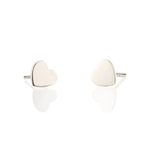 Kris Nations Heart Studs Silver E-HRT-S