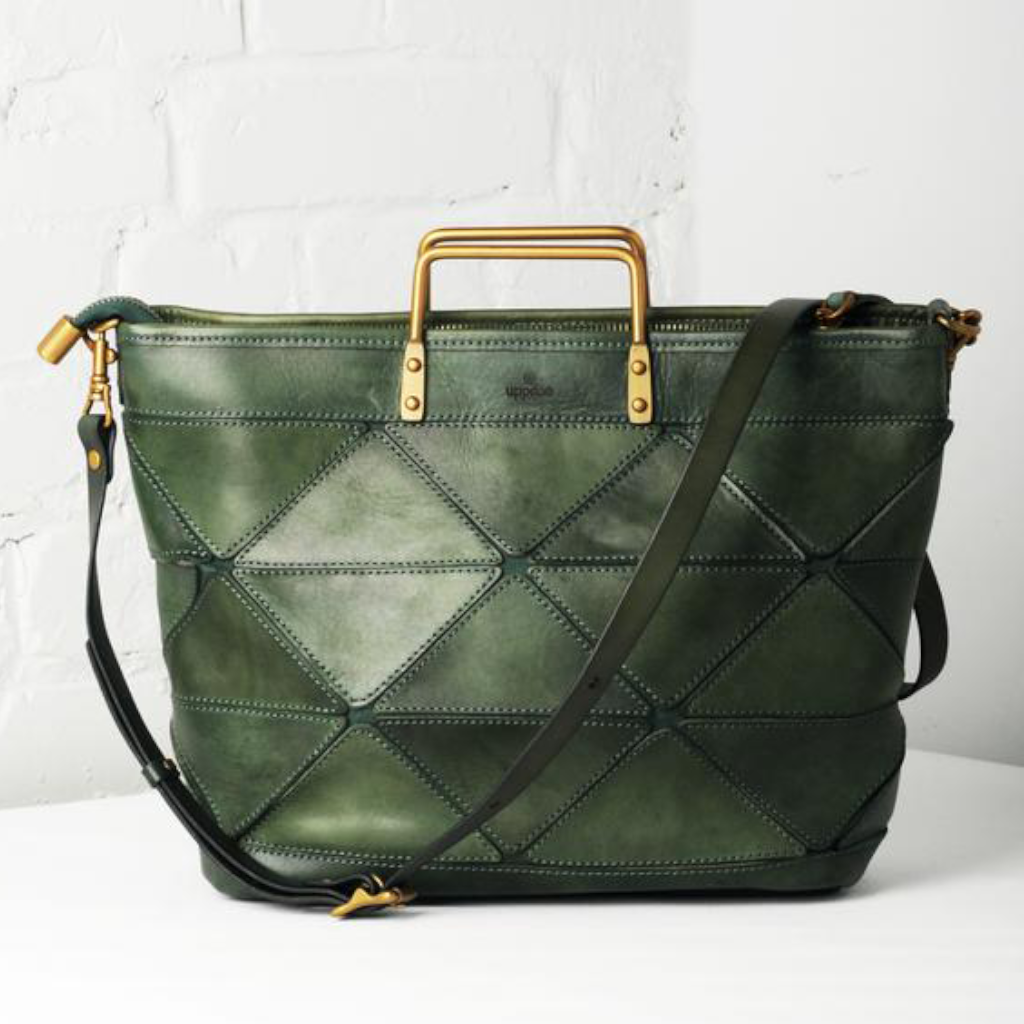 Uppdoo Hunter Green Large Origami Tote