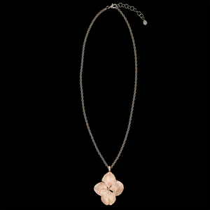 Silver Seasons Hydrangea Large Petal Pendant 9313BZ