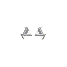 KONZUK Imperial Hotel Triangle Studs FLW-IG-TRISTUD-S-DG