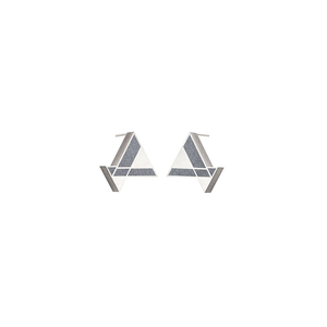 KONZUK Imperial Hotel Triangle Studs FLW-IG-TRISTUD-S-DG