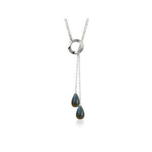 Pamela Lauz Infinity Lariat Labradorite INF-S009