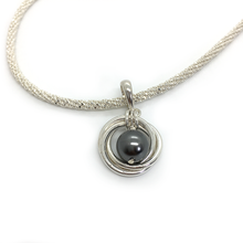 Lisa Ridout Jackie O Pendant Dark Grey