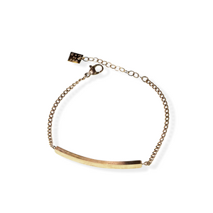 jj+rr Jules Bar Bracelet Rose Gold 2B7RG
