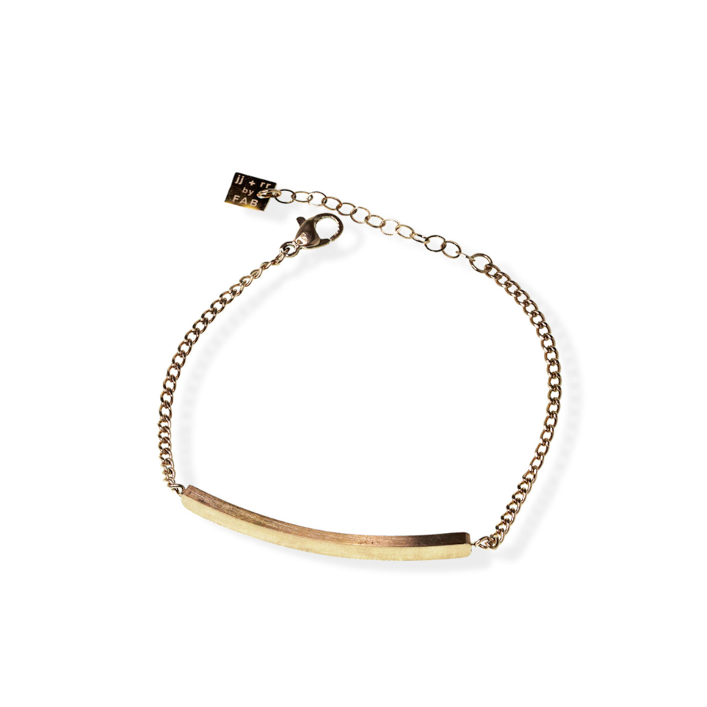 jj+rr Jules Bar Bracelet Rose Gold 2B7RG