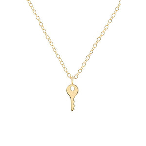 Kris Nations Key Necklace Gold N763-G