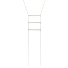 Kris Nations Ladder Necklace Silver N660-S