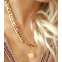 jj+rr Landry Serpentine Necklace Gold 3N11G