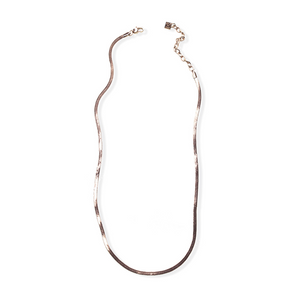 jj+rr Landry Serpentine Necklace Rose Gold 3N11RG