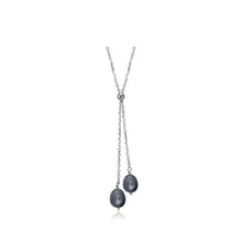 Pamela Lauz Lantern Black Pearl Lariat LAN-S032