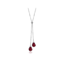 Pamela Lauz Lantern Garnet Lariat LAN-S045