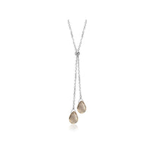 Pamela Lauz Lantern Lariat Smokey Quartz LAN-S035
