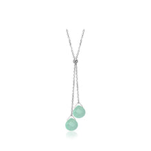 Pamela Lauz Lantern Ocean Quartz Lariat LAN-S042