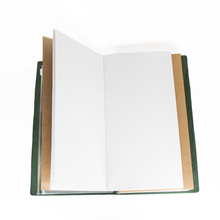 Uppdoo Journey Large Leather Bound Traveler's Notebook Hunter Green