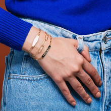 Kris Nations Large Link Chain Bracelet Gold B335-G