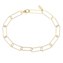Kris Nations Large Link Chain Bracelet Gold B335-G