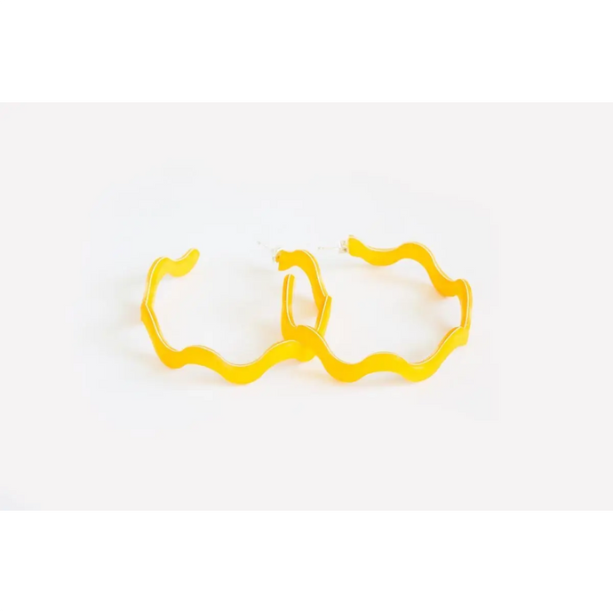 dconstruct Large Squiggle Hoops Mellow M-EBH-SQ