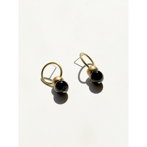 Michelle Ross Leo Flint Earrings CE22