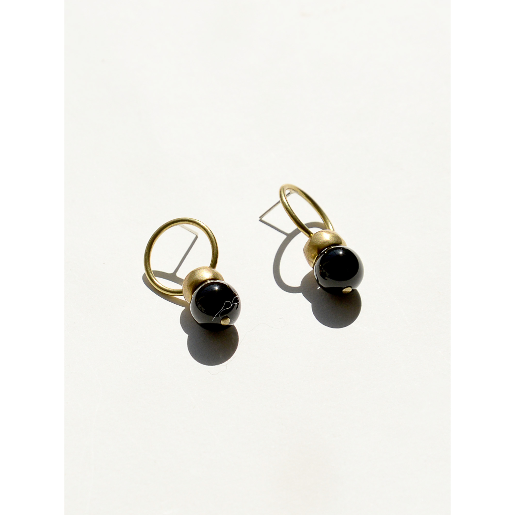 Michelle Ross Leo Flint Earrings CE22