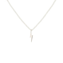 Kris Nations Lightning Bolt Necklace Silver N-BOLT-S