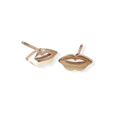 jj+rr Lips Studs Rose Gold 8E14RG