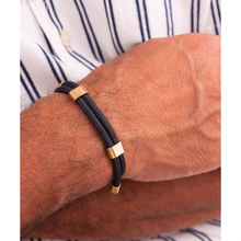 Pig & Hen Little Lewis DBL Black Gold Bracelet P33-390000