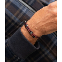 Pig & Hen Little Lewis DBL Brick Red Black Bracelet P33-294900