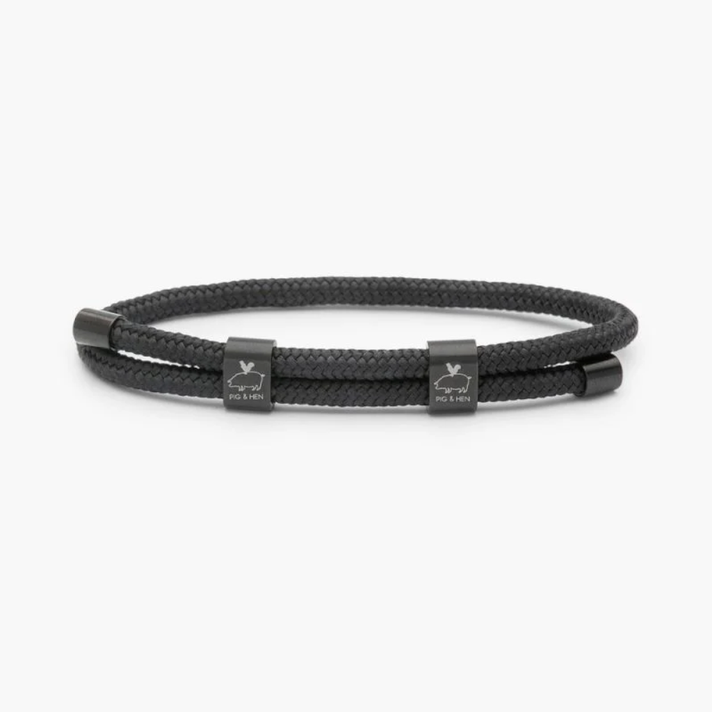 Pig & Hen Little Lewis Double Black Bracelet P33-SS21-290000