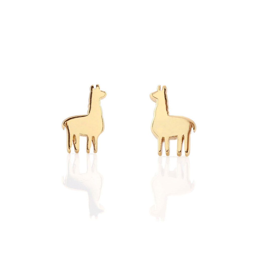 Kris Nations Llama Studs Gold E582-G