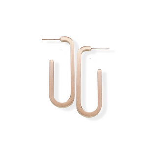 jj+rr London Earrings Rose Gold 9E26RG