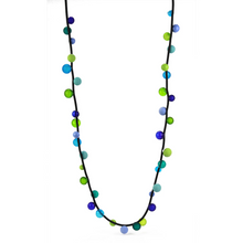 Alicia Niles Long Bolla Necklace Blue & Green BO058BLGR