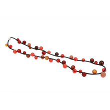 Alicia Niles Long Bolla Necklace Mixed Red BO058RDMS