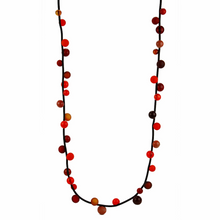 Alicia Niles Long Bolla Necklace Mixed Red BO058RDMS