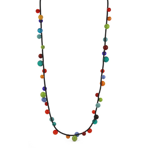 Alicia Niles Long Bolla Necklace Multicolour BO058MC