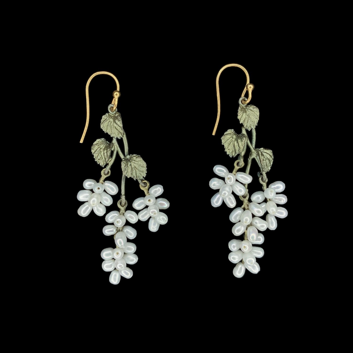 Silver Seasons Long Spring Birch Earrings 3619BZWP