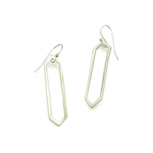 Philippa Roberts Long Open Hexagon Earrings 9400se