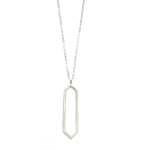 Philippa Roberts Long Open Hexagon Necklace 9405sn