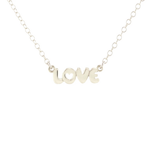 Kris Nations Love Bubble Necklace Silver N913-S