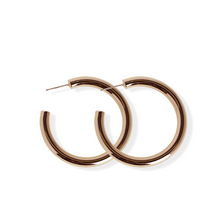 jj+rr Luxe Bold Hoops Rose Gold 9E21RG