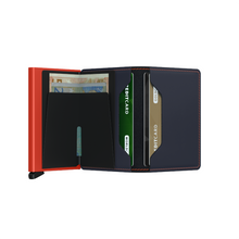Secrid Matte Night Blue & Orange Slimwallet SM-NIGHT BLUE & ORANGE