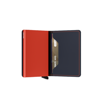 Secrid Matte Night Blue & Orange Slimwallet SM-NIGHT BLUE & ORANGE