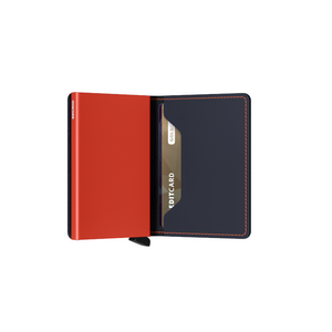 Secrid Matte Night Blue & Orange Slimwallet SM-NIGHT BLUE & ORANGE