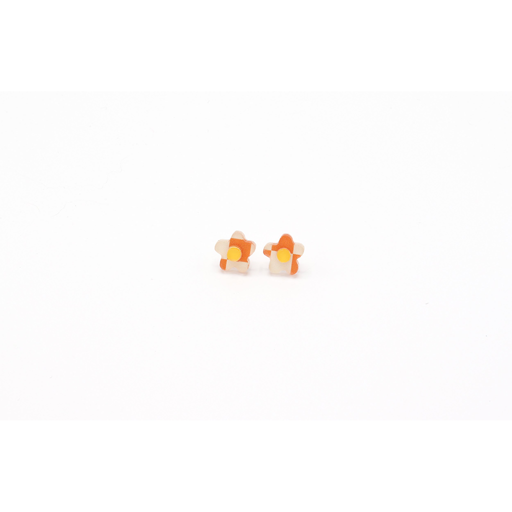 dconstruct Medium Daisy Studs Orange OCH-EDMS